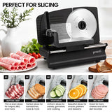 Pronti Electric Deli and Food Slicer with Adjustable Thickness - Black - Extra Image