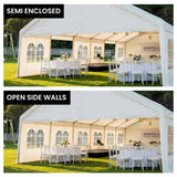 Wallaroo 12m x 6m outdoor event marquee carport tent - 45-Degree Angle