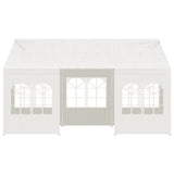 Wallaroo 6x6m Outdoor Event Marquee Gazebo Party Wedding Tent - White - Front View