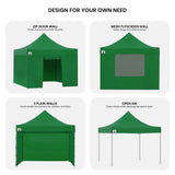 Wallaroo Gazebo Tent Marquee 3x3 Popup Outdoor - Green - Extra Image