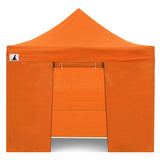 Wallaroo Gazebo Tent Marquee 3x3 PopUp Outdoor - Orange - Top-Down View