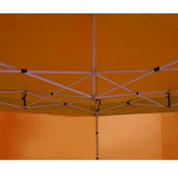 Wallaroo Gazebo Tent Marquee 3x3 PopUp Outdoor  - Orange - Close-Up Angle