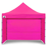 Wallaroo Gazebo Tent Marquee 3x3 PopUp Outdoor Pink - 45-Degree Angle