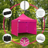 Wallaroo Gazebo Tent Marquee 3x3 PopUp Outdoor Pink - Extra Image
