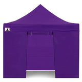 Wallaroo Gazebo Tent Marquee 3x3 PopUp Outdoor Purple - Top-Down View