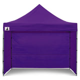 Wallaroo Gazebo Tent Marquee 3x3 PopUp Outdoor Purple - 45-Degree Angle
