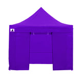 Wallaroo Gazebo Tent Marquee 3x3 PopUp Outdoor Purple - Front View