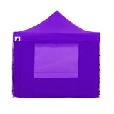 Wallaroo Gazebo Tent Marquee 3x3 PopUp Outdoor Purple - Side View