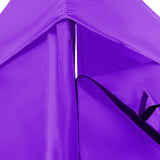 Wallaroo Gazebo Tent Marquee 3x3 PopUp Outdoor Purple - 45-Degree Angle