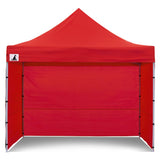Wallaroo Gazebo Tent Marquee 3x3 PopUp Outdoor Red - 45-Degree Angle