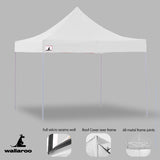 Wallaroo Gazebo Tent Marquee 3x3 PopUp Outdoor Wallaroo White - 45-Degree Angle