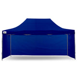Wallaroo Gazebo Tent Marquee 3x4.5m PopUp Outdoor  Blue - Top-Down View