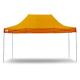 Wallaroo Gazebo Tent Marquee 3x4.5m PopUp Outdoor Orange - Front View