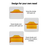Wallaroo Gazebo Tent Marquee 3x4.5m PopUp Outdoor Orange - Extra Image