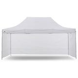 Wallaroo Gazebo Tent Marquee 3x4.5m PopUp Outdoor White - Top-Down View