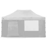 Wallaroo Gazebo Tent Marquee 3x4.5m PopUp Outdoor White - 45-Degree Angle