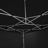 Wallaroo Gazebo Tent Marquee 3x6m PopUp Outdoor Wallaroo Black - 45-Degree Angle