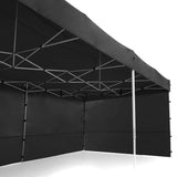 Wallaroo Gazebo Tent Marquee 3x6m PopUp Outdoor Wallaroo Black - Extra Image