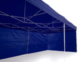 Wallaroo Gazebo Tent Marquee 3x6m PopUp Outdoor Wallaroo Blue - 45-Degree Angle