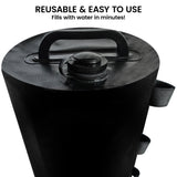 Wallaroo 10L Weight Bags 4 Pcs Gazebo Pods Canopy Eco-friendly Anchor In Black