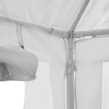 Wallaroo 3x3m Outdoor Party Wedding Event Gazebo Tent - White - Rear View
