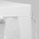 Wallaroo 3x3m Outdoor Party Wedding Event Gazebo Tent - White - Close-Up Angle