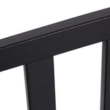 Wallaroo Steel Outdoor Garden Bench - Classic - 45-Degree Angle