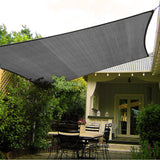 Wallaroo Rectangular Shade Sail 3m x 2.5m - Grey - Front View