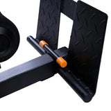 Powertrain Multi Station Home Gym 150lbs Weights Punching Bag - Top-Down View