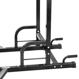Powertrain Power Tower J06 Multifunction Strength Training Station with Pull-Up Bar Leg Raise Station Dip Bar - Side View