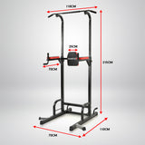 Powertrain Multi Station For Chin Ups Pull Ups And Dips - Top-Down View
