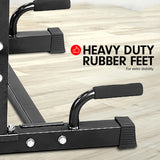 Powertrain Multi Station For Chin Ups Pull Ups And Dips - Rear View