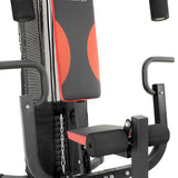 Powertrain Home Gym Multi Station with Boxing Punching Bag Speed Ball - 45-Degree Angle
