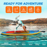Kahuna Hana Inflatable Stand Up Paddle Board 10FT w/ iSUP Accessories - Side View