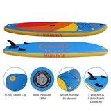 Kahuna Hana Inflatable Stand Up Paddle Board 10FT w/ iSUP Accessories - 45-Degree Angle
