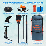 Kahuna Hana Inflatable Stand Up Paddle Board 10FT w/ iSUP Accessories - Extra Image