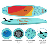 Kahuna Hana Inflatable Stand Up Paddle Board 10ft6in iSUP Accessories - Rear View