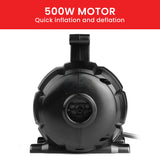 Kahuna 500W High-Performance Electric Air Pump - Fast Inflator for Air Mattresses, Rafts, Air Tracks, and Pool Toys - 45-Degree Angle