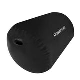 Powertrain Sports Inflatable Gymnastics Air Barrel Exercise Roller 120 x 75cm - Black - Front View