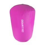 Powertrain Sports Inflatable Gymnastics Air Barrel Exercise Roller 120 x 75cm - Pink - Side View