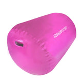 Powertrain Sports Inflatable Gymnastics Air Barrel Exercise Roller 120 x 75cm - Pink - Top-Down View
