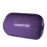 Powertrain Sports Inflatable Air Exercise Roller Gymnastics Gym Barrel 120 x 75cm Purple - Front View
