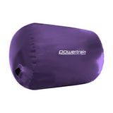 Powertrain Sports Inflatable Air Exercise Roller Gymnastics Gym Barrel 120 x 75cm Purple - Side View