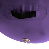 Powertrain Sports Inflatable Air Exercise Roller Gymnastics Gym Barrel 120 x 75cm Purple - Rear View