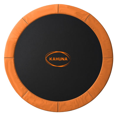 Kahuna 12ft Replacement Trampoline Safety Pad Cover and Jumping Spring Mat - Orange