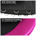 Kahuna 16ft Replacement Trampoline Safety Pad Cover and Jumping Spring Mat - Pink
