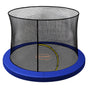 Kahuna 8ft Trampoline Pad and Net - Blue