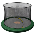 Kahuna 8ft Trampoline Pad and Net - Green
