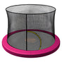 Kahuna 8ft Trampoline Pad and Net - Pink