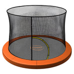 Kahuna 10ft Trampoline Pad and Net - Orange